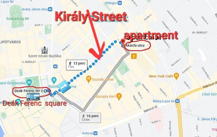 Downtown Acacia Str Apartment Budapešť Exteriér fotografie